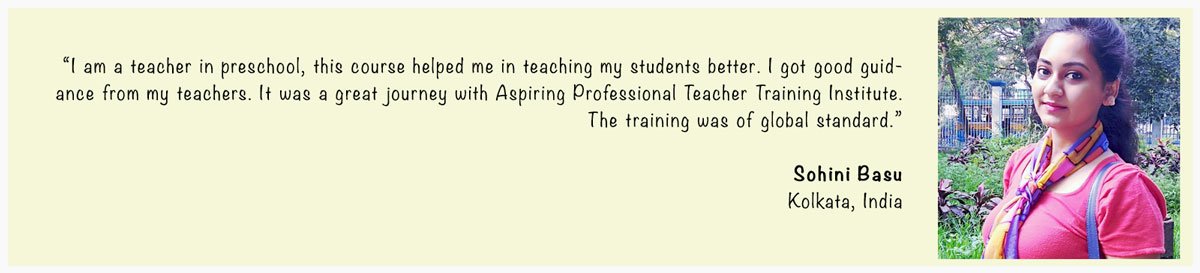 pre primary teacher training course